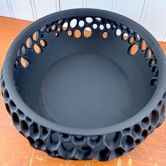 "Virus" Catch-All Bowl, Modern Decorative Bowl, Unique Hole Design - Picture 7 of 10